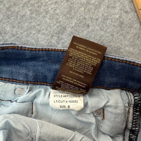 Kut From The Kloth Womens Size 6 Carlo Ankle Skinny Jeans Distressed Denim Light - Picture 6 of 14